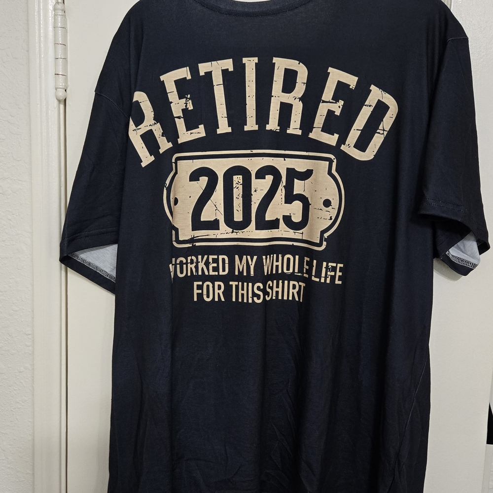 Men's Navy Retired 2025 T-Shirt